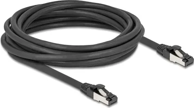 Produktbild von Delock RJ45 Netzwerkkabel Cat.8.1 S/FTP 5 m bis 40 Gbps schwarz