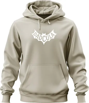 Produktbild von DADCULA Vatertag Papa Lustig Halloween Vampir Fledermaus Humor Uni Hoodie Kapuzenpullover, Natur, S