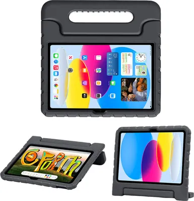 Immagine prodotto di custodia per iPad 10 2022 10,9 pollici, iPad 11 2025 11 pollici: imoshion Back Cover con maniglia di sicurezza per bambini