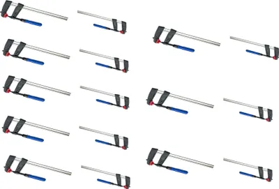 Produktbild von 16 tlg Set Schraubzwingen 150/200/250*50 300x80  je 4 Leimzwingen
