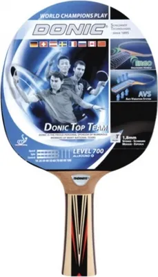 Image de Donic-Schildkröt Raquette de ping-pong TOP TEAMS 700 AVS-poignée concave