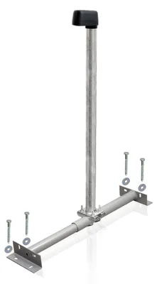 Produktbild von PremiumX BASIC X100-60 Dachsparrenhalter 100cm Mast 60mm SAT Mastkappe