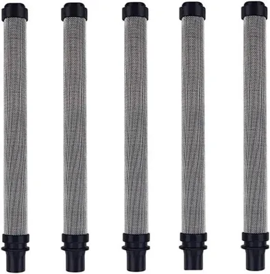 Produktbild von Luftloser Farbspritzfilter 60 Raster Schutzaccessoires schwarz 5 Stück