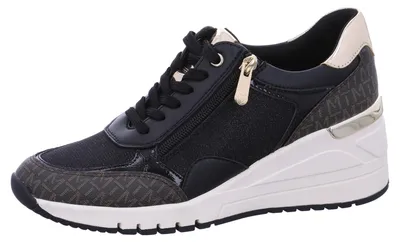 Produktbild von Marco Tozzi Damenschuhe sportlicher Schnürer Schwarz Freizeit