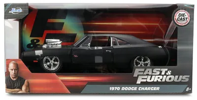 Produktbild von Jadatoys 253203102 - 1:24 Fast&Furious (4) 1970 Dodge Charger - Neu
