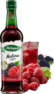 Produktbild von Syrop Malinowo-Jeżynowy Herbapol 420 g