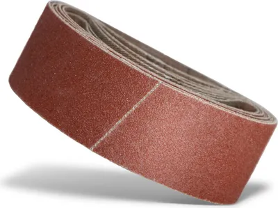 Produktbild von MENZER Red Schleifbänder, 303 x 40 mm, f. Handbandschleifer, Normalkorund (10 Stk.) K80