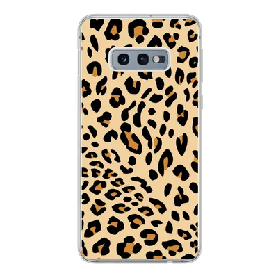 Produktbild von MuchoWow® Handyhülle Schutzhülle Hülle für Samsung Galaxy S10e Tiermuster - Panther - Leopard Silikon Softcase Handy Hülle - Handy