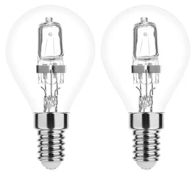 Produktbild von Modee E14 Halogen Kugellampe P45 28W 370lm 2700K Warmweiß Dimmbar 2 Stück