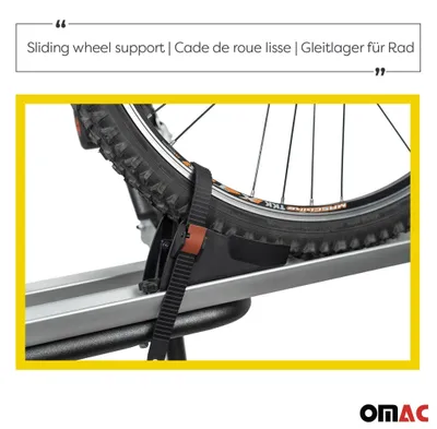 Produktbild von Menabo Fahrradträger 3 Fahrräder für Suzuki SX4 2006-2025 Alu Schwarz Silber