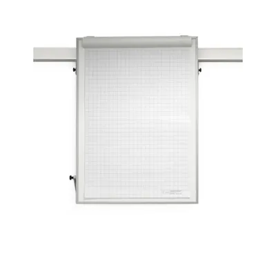 Produktbild von Magnetoplan Wandflipchart - 75x100cm - Magnethaftend - emaillierter Oberfläche - Weiß