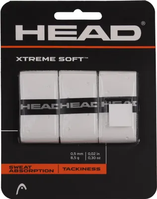 Obrázok produktu pre Multipack 4ks XtremeSoft 3 overgrip omotávka tl. 05 mm biela