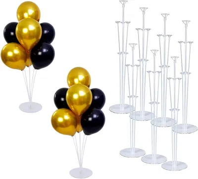 Produktbild von Ballonständer für Ballons, 7 Stück, Wiederverwendbare Ballonaccessoires, Für Festdekoration