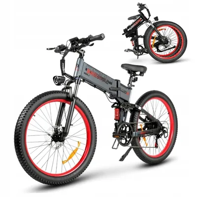 Productafbeelding van Samebike LO26 PLUS, opvouwbare elektrische mountainbike, e-mountainbike, elektrische vouwfiets, trekking e-bike - 48V 15Ah accu, bereik van 120 km, hydraulische remmen