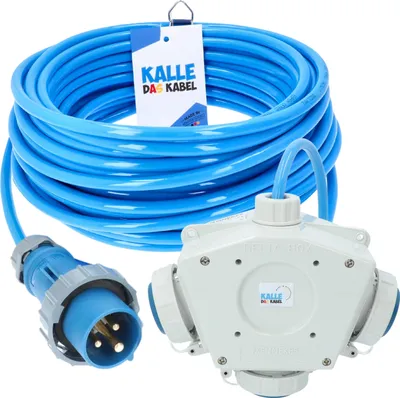 Produktbild von Stromverteiler KALLE Aquasafe Delta-Box CEE IP67 EXTREME 50 Meter