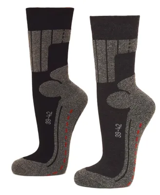 Produktbild von 4 Paar Sportsocken / Arbeitssocken schwarz/grau Gr. 39-42
