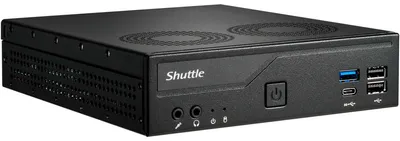 Produktbild von Shuttle XPС slim DH610V2, 1,35 l großer PC, Mini-PC Barebone, Intel H610, LGA 1700, DDR5-SDRAM, 120 W
