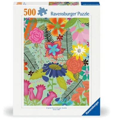 Produktbild von Ravensburger Puzzle 12001382 - Flowerjugle - 500 Teile Puzzle für Erwachsene ab 12 Jahren
