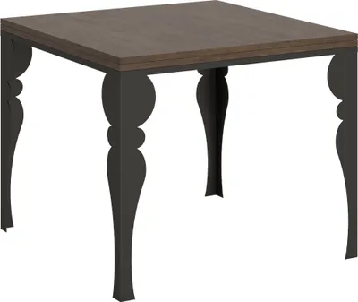 Produktbild von ITAMOBY - Ausziehtisch 90/180x90 cm Paxon Libra Nussbaum Gestell in Anthrazit