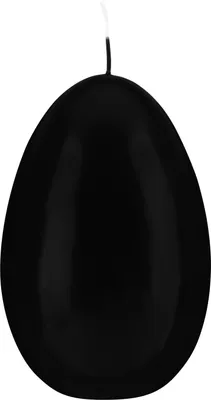 Produktbild von Eikerzen XL Klarlack Schwarz 140 x Ø 100 mm, 2 Stück