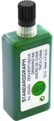 Produktbild von Standardgraph Zeichentusche 23 ml grün für Tuschefüller