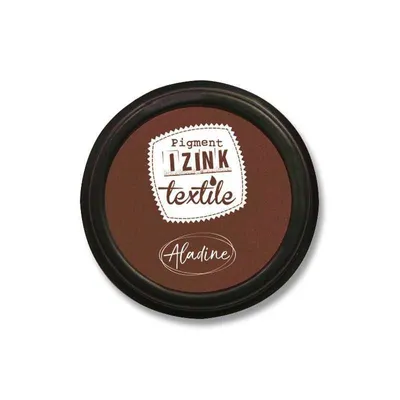 Obrázek produktu pro Razítkovací polštářek na textil IZINK textile - hnědý