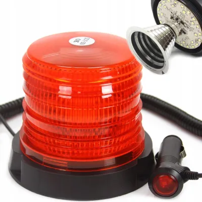 Obrázek produktu pro MAR-POL Výstražný maják, světlo oranžové 10-30V, 30 LED M82711
