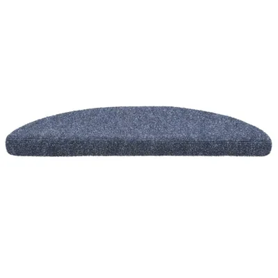 Immagine prodotto di Tappetini per scale autoadesivi 15 pz 56x17x3 cm blu semicircolari