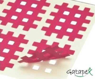 Produktbild von Gatapex Akupunkturpflaster pink (40 Gittertapes, 2,1 cm x 2,7 cm)
