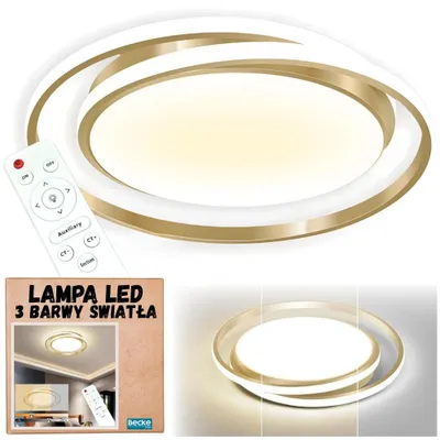 Obrázek produktu pro LED stropní svítidlo 48 cm zlaté s dálkovým ovládáním a změnou barvy světla