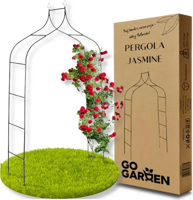 Immagine prodotto di Pergola da giardino in metallo per fiori, rose, piante rampicanti, sostegno, arco, ancoraggio, giardino