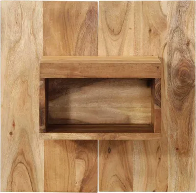 Produktbild von vidaXL Nachttisch 50x27x50 cm Massivholz Akazie