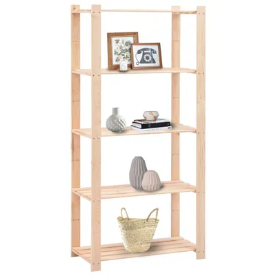 Immagine prodotto di Scaffali a 5 Livelli 3 pz 80x38x170 cm Massello Pino 250 kg