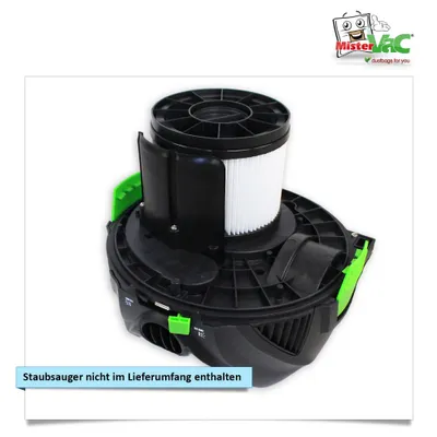 Produktbild von MisterVac Lamellenfilter Ersatzfilter kompatibel mit Cleancraft wetCAT 130 RH Nass-/Trockensauger