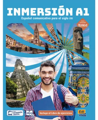 Produktbild von Inmersión A1.  Libro del estudiante + Libro de ejercicios + Code