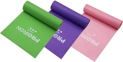 Produktbild von Widerstandsbänder Thera-Band Serie aus Gummi 2 Meter, 3er Set mit verschiedenen Widerstandsstufen