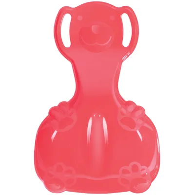 Immagine prodotto di Piatto scorrevole scivolo da neve Orso Polare 2 in plastica scivolo da neve rosso