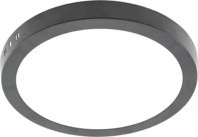 Produktbild von 24w LED Aufputz Deckenlampe Deckenpanele Deckenleuchte in schwarz rund|Ø303mm|Neutralweiß|2000 Lumen