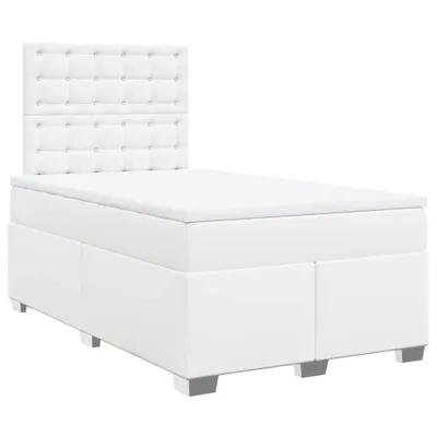 Immagine prodotto di Giroletto a Molle con Materasso Bianco 120x200 cm in Pelle finta