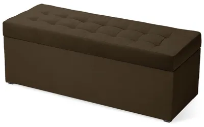 Obrázek produktu pro MG Design, hnědý podlahový polštář, 45x120 cm - s úložným prostorem 140 litrů, nosnost až 300 kg, snadno udržovatelný, matný povrch, vhodný do obývacího pokoje a chodby
