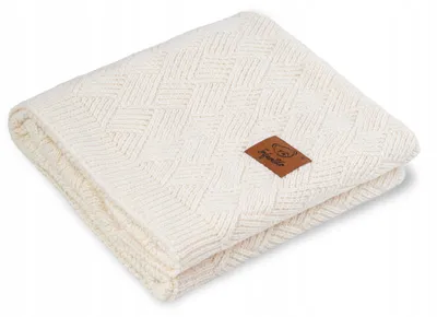 Produktbild von Babydecke Infantilo Merino Wolle 80x100 cm ecru