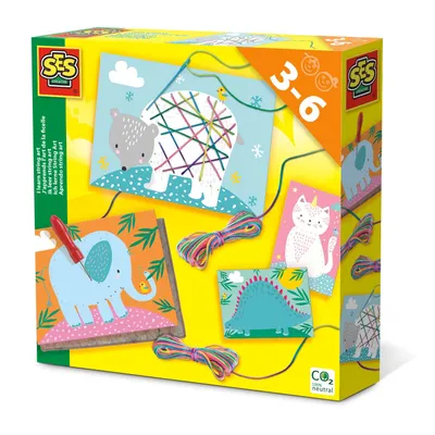 Obrázok produktu pre SES Creative I learn string art, 3 rok / roky, Viacfarebný
