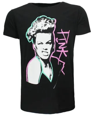 Zdjęcie produktu dla Koszulka z nadrukiem „Pink Rock Pose” – oficjalny gadżet – rozmiar M