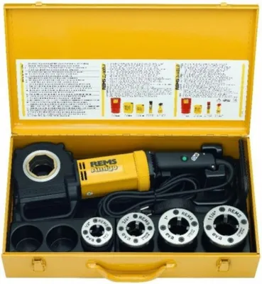 Produktbild von Rems Elektr. Gewindeschneidkluppe Amigo Set R1/2-1.1/4