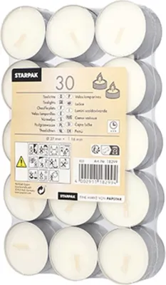 Zdjęcie produktu dla 30 podgrzewaczy Ø 37 mm - 16 mm biały