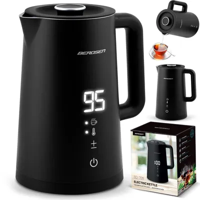 Zdjęcie produktu dla Czajnik BD-709, 1,7 l, czarny | Berdsen