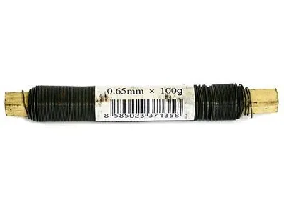 Obrázok produktu pre Železný drôt na kvety čierny 0,65mm 100g