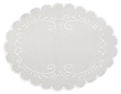 Produktbild von Ib Laursen Serviette für Brotkörbe Oval mit Stickereien (30x22cm)