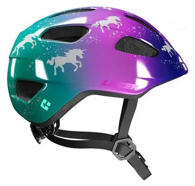 Zdjęcie produktu dla Kask Lazer Nutz Kineticore 2.0 rozmiar 50-56 cm brokatowe jednorożce FA003716252