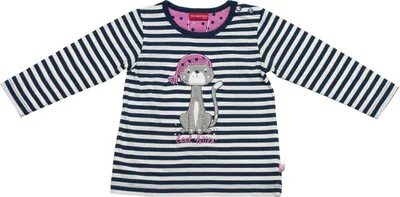 Produktbild von Salt & Pepper - Mädchen Baby Langarmshirt * Little One Stripe Gr. 68